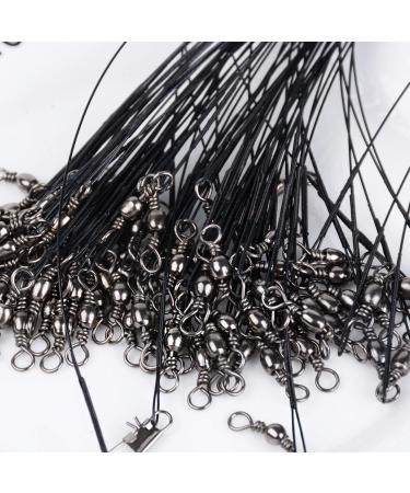 80 PCs Steel Fronts with Carabiners - Stainless Steel Fishing Accessories for Pike & Predatory Fish | 15/20/25cm 6-14kg - International Shipping Available - Buy Online on GoSupps.com