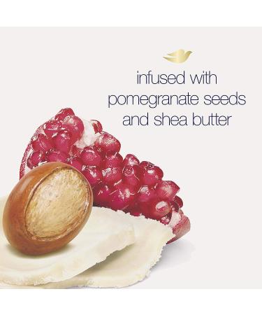 Dove Pomegranate & Shea Butter Body Scrub 10.5 oz - Exfoliating Body Polish for Silky Soft Skin - Buy Online on GoSupps.com