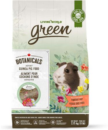 Living World Green Botanicals Adult Guinea Pig Food 2.75 kg (6 lb) - Buy Online on GoSupps.com