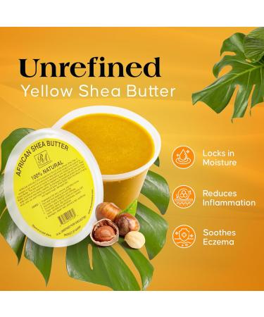 RA Cosmetics 100% Pure African Shea Butter - Handcrafted Moisturizer for Radiant Skin & Luscious Hair - 32 oz - Buy Online on GoSupps.com