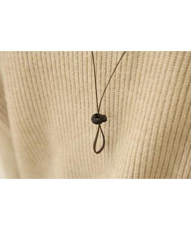 Nuovo Adjustable Mask Lanyards | Black Mask Extender Strap & Holder - International Shipping Available - Buy Online on GoSupps.com