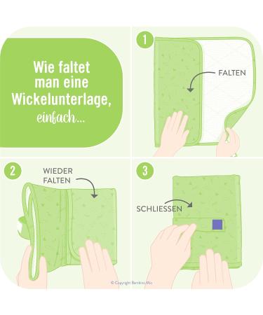 Bambino Mio Portable Changing Mat - Lightweight & Foldable for On-the-Go - Little Gardeners Design - Buy Online on GoSupps.com