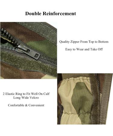 Uponauot Snake Gaiters - Adjustable, Lightweight Snake Boot Gaiter for Men and Women | Camo Snake Guards for Hiking and Hunting | Waterproof Gaiters for Snake Bite Protection - Buy Online on GoSupps.com