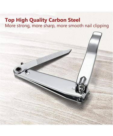 Nail Cutter - Professional Stainless Steel Clippers for Clean and Neat Nail Trimming - Ergonomic Design for Easy Grip - Suitable for Men Women and Children - Essential Nail Care Tool" (Classic) - Buy Online on GoSupps.com