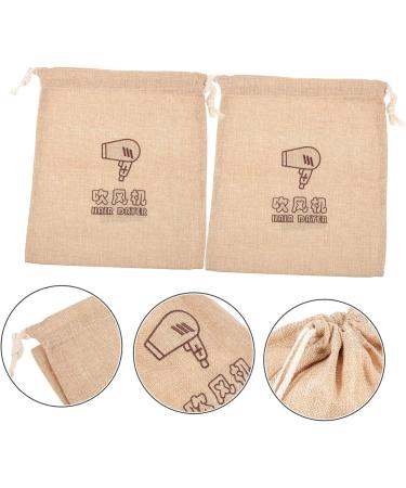 BELLIFFY 2pcs Hair Dryer Carrying Bags Hair Dryer Pouch Suitcase Organizer Drawstring Storage Bag Cloth - Buy Online on GoSupps.com