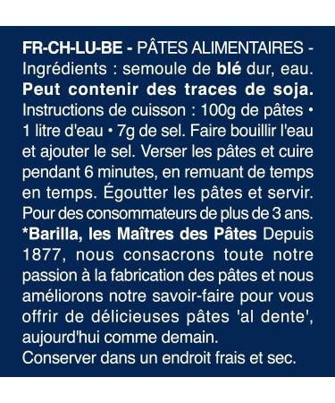  Barilla Barilla Piccolini - Mini Penne Rigate with durum wheat semolina quick cooking - 500 g - Pack of 6 - Buy Online on GoSupps.com