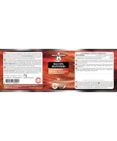 Bacopa Monnieri Extract 500mg High Strength Brahmi Extract (50% Bacosides) 90 Vegan Capsules 3 Months Supply Herbal Supplements for Enhanced Mental Clarity and Focus by Apollo's Hegemony - Buy Online on GoSupps.com