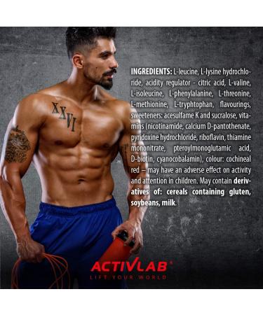 Buy Activlab EAA Xtra Instant 500g - All 8 Essential Amino Acids B Vitamins Raspberry Flavor | 50 Portions | Best Workout Drink for Optimal Value - Buy Online on GoSupps.com