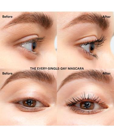 3ina Makeup - The Every Single Day Waterproof Mascara - Black Mascara Lengthening and Shaping Effect - Mascara with Hourglass Brush - Mascara for Sensitive Eyes - Vegan - Cruelty Free - Buy Online on GoSupps.com