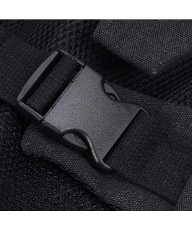 Cyrank Dog Backpack Harness Dog Weighted Vest Dog Hiking Backpack for Medium and Large Dogs(L-Black) L Black - Buy Online on GoSupps.com