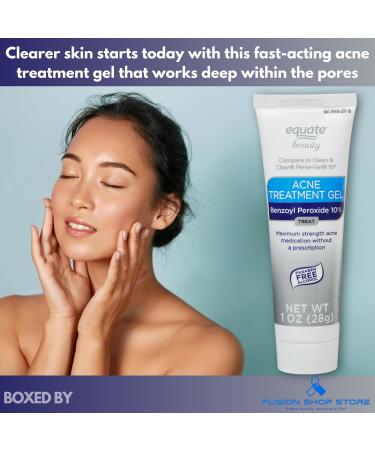 10% benzoyl peroxide- Acne Treatment 1 oz (Pack of 1) Boxed By Fusion Shop Store - Buy Online on GoSupps.com