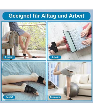 Hallux Valgus Correction Rail - Pain Relief & Toe Alignment Bandage for Men & Women (Left Black) - Buy Online on GoSupps.com