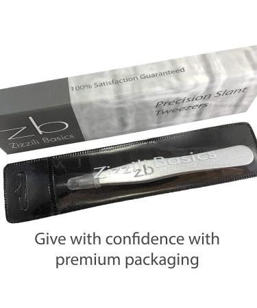 Zizzili Basics Tweezers - Surgical Grade Slant and Pointed Tweezer Bundle for Precision Hair Removal - Buy Online on GoSupps.com