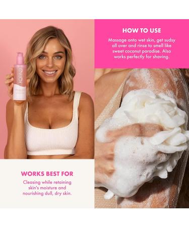 Kopari Sudsy Shower Oil - Hydrating & Moisturizing Skin Cleanser - 8.4oz - Shop Internationally - Buy Online on GoSupps.com