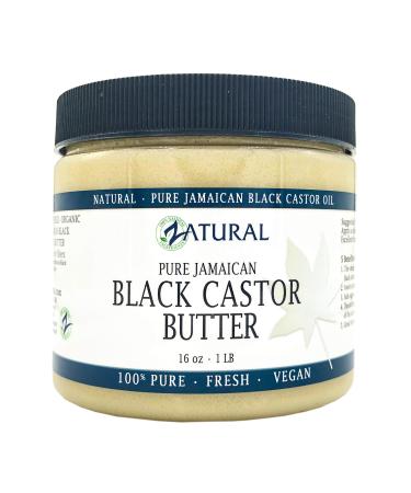 Black Castor Oil Body & Hair Butter_Skin_Hair_Health (16 Ounce)