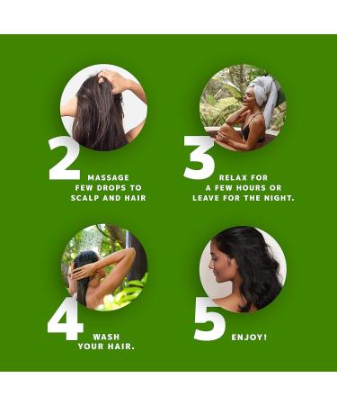 Orientana Ayurvedic Hair Therapy with Gotu Kola & Jasmine 105ml - Natural Vegan Hair Loss & Growth Treatment for Women | Anti Dandruff, Itch & Dry Hair Strengthener - Buy Online on GoSupps.com