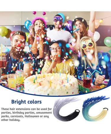 JJQHYC Colorful Hair Strands for Girls | Synthetic Braid Hair Extensions & Accessories - Buy Online on GoSupps.com