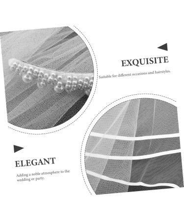 TOVINANNA Pearl Headband Veil Headbands for Women Veil Headpiece Veil Headband Mesh Wedding Veil Headband for Bride Hair Accessories for Women Wedding Headbands Women Hair Accessories - Buy Online on GoSupps.com
