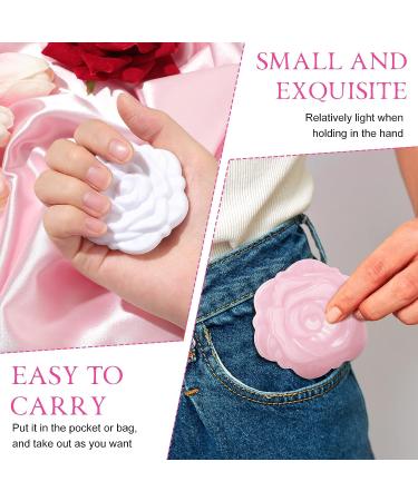 30 Pcs Mini Rose Flower Compact Mirrors - Handheld Pocket Makeup Mirror Bulk for Women & Girls - Perfect for Bridal Party Favors, Travel, and Valentine's Day Gifts - Buy Online on GoSupps.com