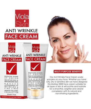 POWERFUL Face Cream with Matrixyl 3000 blend. Face Moisturiser Reduces Signs Of Ageing. Anti Wrinkle Face Cream Can Be Used As A Day Cream or Night Cream. Over 500 000 Happy Customers. - Buy Online on GoSupps.com
