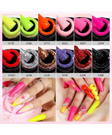 Morovan Acrylic Nail Kit for Beginners - 48 Colors Glitter Powder Extension Set with UV Light - Professional Nail Art Starter Kit - Buy Online on GoSupps.com