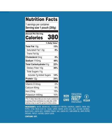 Loma Linda Plant-Based Greek Bowl Meal Packets (10 oz) - 6 Pack - Buy Online on GoSupps.com