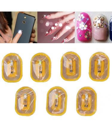 7pcs NFC Lighting Nail Art Decoration Stickers - Self Adhesive Intelligent DIY Nail Decor for Home and Salon - Buy Online on GoSupps.com