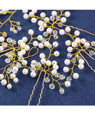 Elegant Bridal Headdress with Pearls & Crystals - Vintage Wedding Hair Accessories | Hair Wire & Hairband for Brides - Buy Online on GoSupps.com