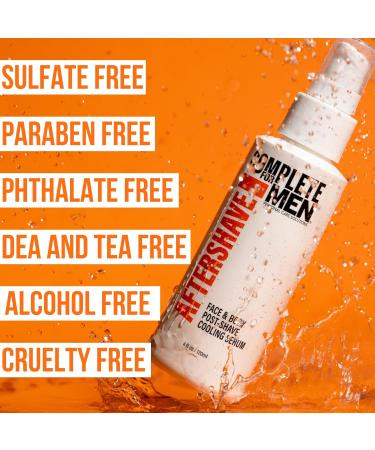 Buy Natural Alcohol-Free Aftershave for Men - Soothing & Cooling Shave Gel for Sensitive Skin - Buy Online on GoSupps.com
