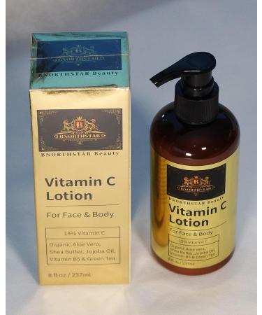 BNORTHSTAR Vitamin C Lotion - Brightening & Hydrating Skincare | International Shipping Available - Buy Online on GoSupps.com