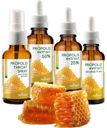 apihaus Propolis & Herb Throat Spray 1 Fluid Ounce - Buy Online on GoSupps.com
