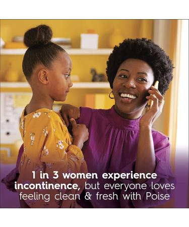 Poise Ultra Thin Incontinence Pads for Women - 144 Count, Moderate Absorbency, Regular Length - Pack of 3 (Packaging May Vary) - Buy Online on GoSupps.com