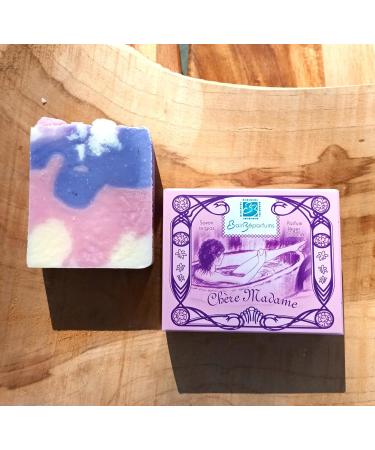  BAINZ PARFUMS Natural soap surgras "Dear Madame" - floral lemon fragrance-100g - Buy Online on GoSupps.com