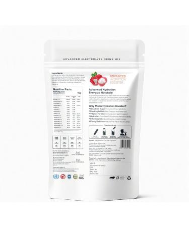 MOON Lunar Lychee Hydration Booster Energy Drink Mix Natural & Healthy Electrolytes Mix Instant Daily Hydration & Energy Boost Post Workout Energy Powder Pack of 3(16g X 18 Sachets) Lychee 10.16 Ounce (Pack of 1) - Buy Online on GoSupps.com