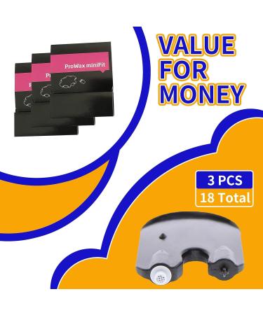 Hearing Aid Wax Protectors for Oticon Prowax Minifit - 3 Pack Wax Filters | Essential Hearing Aid Accessories - Buy Online on GoSupps.com