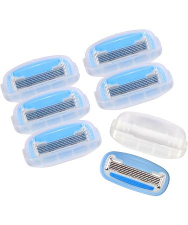 Amazon Basics 5-Blade Razor Refills for Women - 6 Pack - Fits Amazon Basics Handles - Formerly Solimo - Buy Online on GoSupps.com