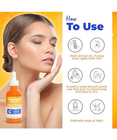 Neoprosone Brightening Serum 2 Fl oz - Fades Dark Spots, Prevents Discoloration - Alpha Arbutin, Vitamin C - Buy Online on GoSupps.com