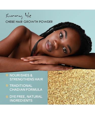 Sunny Isle Authentic African Chebe Powder 1oz - 100% Natural & Dye Free | Hair Growth & Strength Enhancer for Men & Women - Buy Online on GoSupps.com