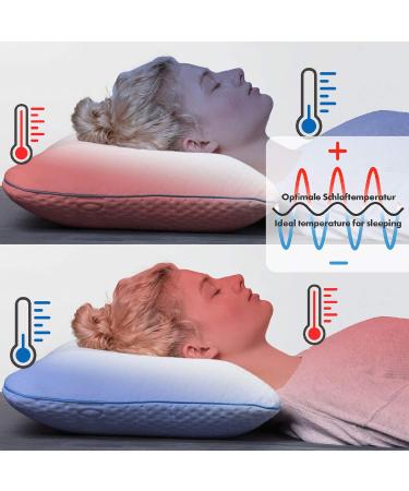 Sofi Back Sleeper Cushion | Ergonomic Cervical Spine Support Pillow | Orthopedic Memory Foam Visco Pillow with Thermoregulating Cover - Buy Online on GoSupps.com