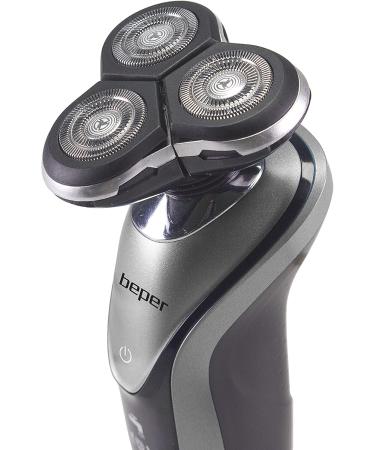 Beper 3 Blades Rechargeable Shaver Head - Stainless Steel Compact & Travel-Friendly International Shipping Available - Buy Online on GoSupps.com