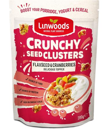  Linwoods Linwoods 200g Crispy Seed Cluster - 3 Cluster - 1 x Flaxseed & Nut Seeds 1 x Pumpkin & Chia Seeds 1 x Flaxseed & Cranberry Seed - Buy Online on GoSupps.com