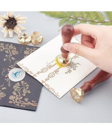 CRASPIRE Moon Sun Nebula Wax Seal Stamp Head - 25mm Brass Stamp Head for Wedding Invitations & Crafts - Buy Online on GoSupps.com