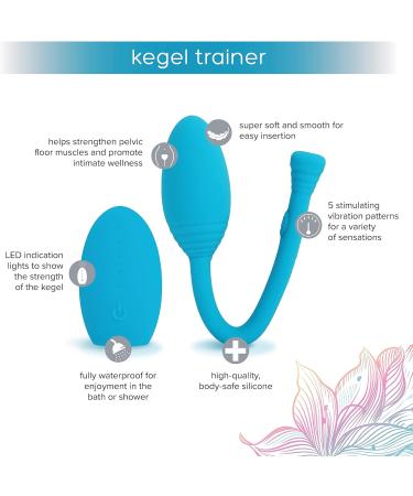 plusOne Vibrating Kegel Trainer - Pelvic Floor Muscle Trainer for Bladder Control and Intimate Wellness - Buy Online on GoSupps.com