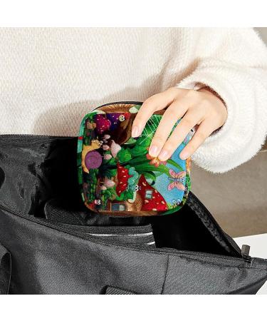 Womens Bonds Stilling Pockets: Cartoon Insect & Mushroom Period Kit Bag for Girls - Buy Online on GoSupps.com