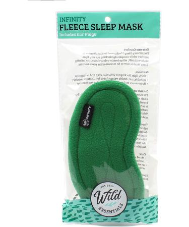 Wild Essentials Infinity Fleece Luxury Sleep Mask - Green Goddess - Buy Online on GoSupps.com