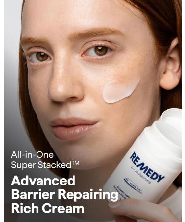 Remedy Deep Hydration Essentials for Dry Skin | 2-Piece Daily Routine | Rich Cream Cleanser & Moisture Cream | Ceramides, Niacinamide, Squalane | Created by Dermatologist Dr. Shah | Vegan - Buy Online on GoSupps.com