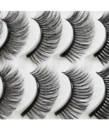 10 Pair Magnetic Eyelashes Magnetic Eyelash Kit Magnetic Eyeliner With Magnetic False Lashes Natural Look-No Needed Magnetic Eyeliner And Eyelashes Kit B - Buy Online on GoSupps.com