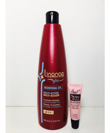 LINANGE Spa Emergency Collagen Shampoo (500ml) Moisturizing Nourishing Hair Care Product Hair Shampoo for Men and Women Great for Colored Straightened Medium Treated Hair