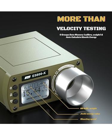Eyes.sys Airsoft Chronograph High Power Ballistic Shooting Chronograph Paintball Bullet Velocity Tester MPS/FPS Joules for Air Rifle Airsoft Speed Tester - Buy Online on GoSupps.com