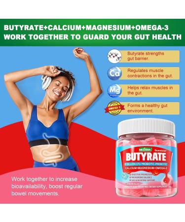 Nextdia GABA Gummies 500 mg + Butyrate Gummies with Probiotic + Prebiotic + Postbiotic - Buy Online on GoSupps.com